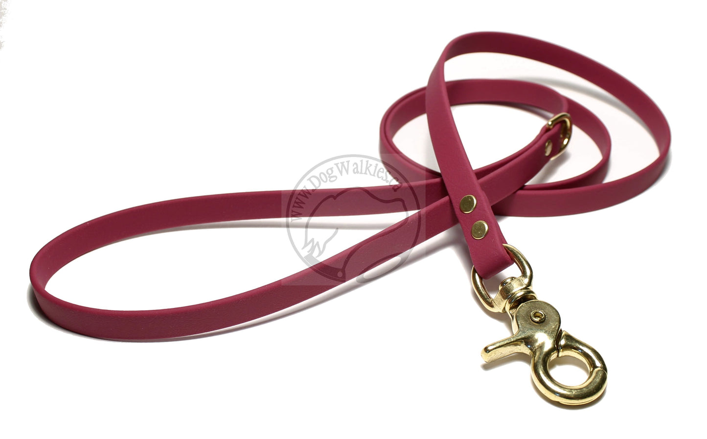 Thin Biothane Leash 1/2" (12mm) wide - waterproof leash - all colours