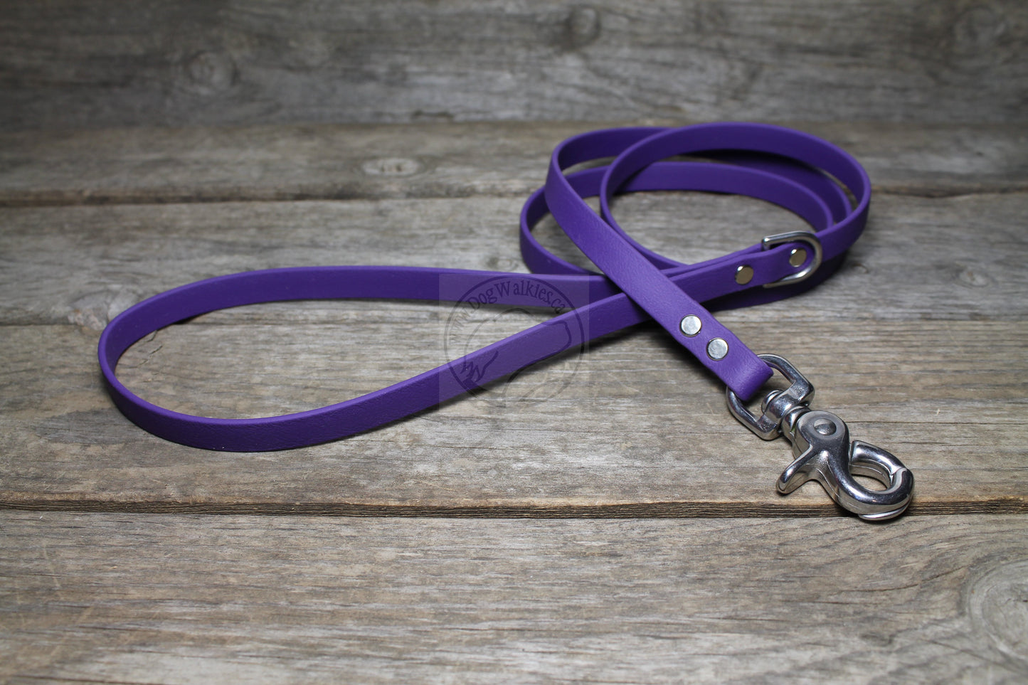Thin Biothane Leash 1/2" (12mm) wide - waterproof leash - all colours