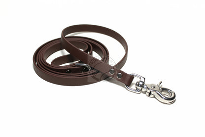 Dark Chocolate Brown Biothane Small Dog Leash