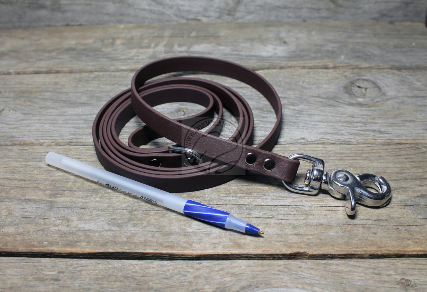 Dark Chocolate Brown Biothane Small Dog Leash