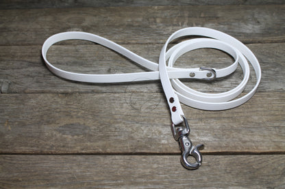 Thin Biothane Leash 1/2" (12mm) wide - waterproof leash - all colours