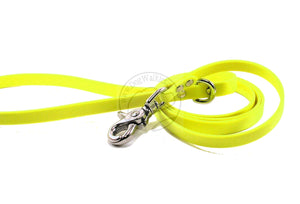 Neon Yellow Biothane Small Dog Leash