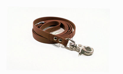 Milk Chocolate Brown Biothane Small Dog Leash