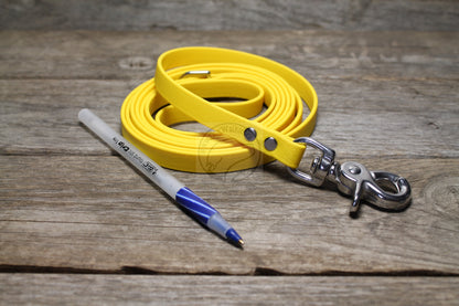 Sunflower Yellow Biothane Small Dog Leash