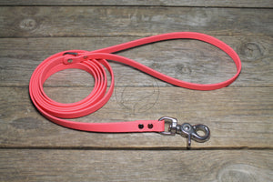 Peach Coral Biothane Small Dog Leash