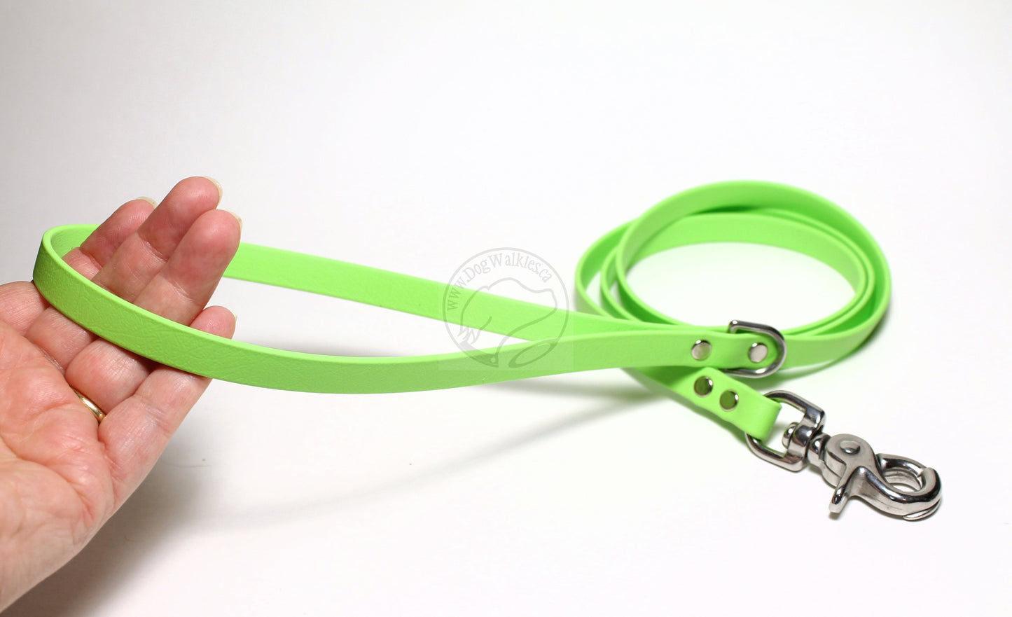 Lime Green Biothane Small Dog Leash
