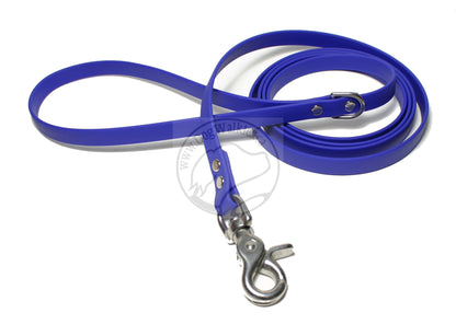 Thin Biothane Leash 1/2" (12mm) wide - waterproof leash - all colours