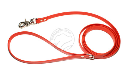 Poppy Red Biothane Small Dog Leash