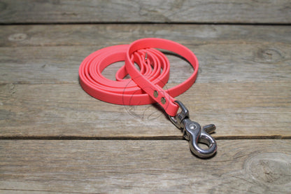 Peach Coral Biothane Small Dog Leash