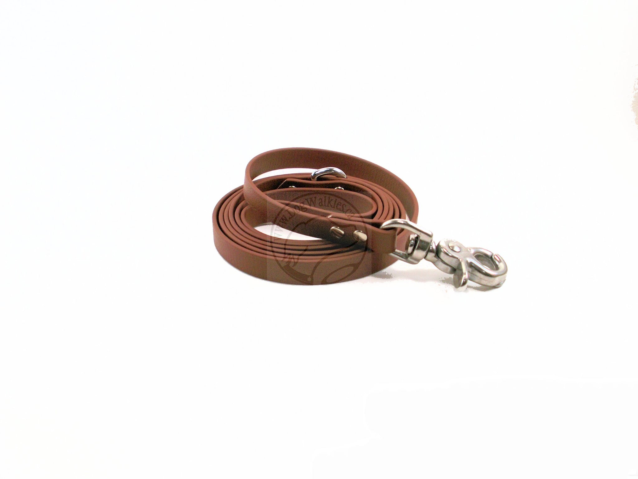 Milk Chocolate Brown Biothane Small Dog Leash