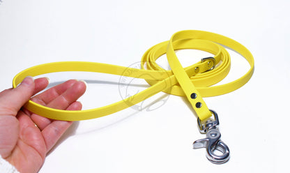 Thin Biothane Leash 1/2" (12mm) wide - waterproof leash - all colours