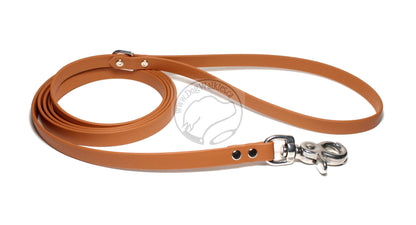 Caramel Brown Biothane Small Dog Leash