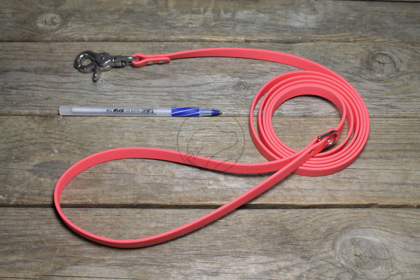 Thin Biothane Leash 1/2" (12mm) wide - waterproof leash - all colours