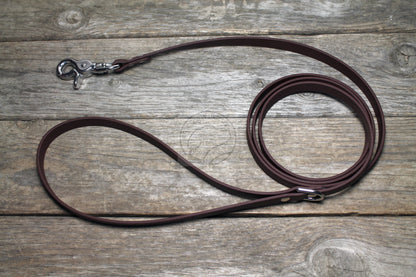 Dark Chocolate Brown Biothane Small Dog Leash