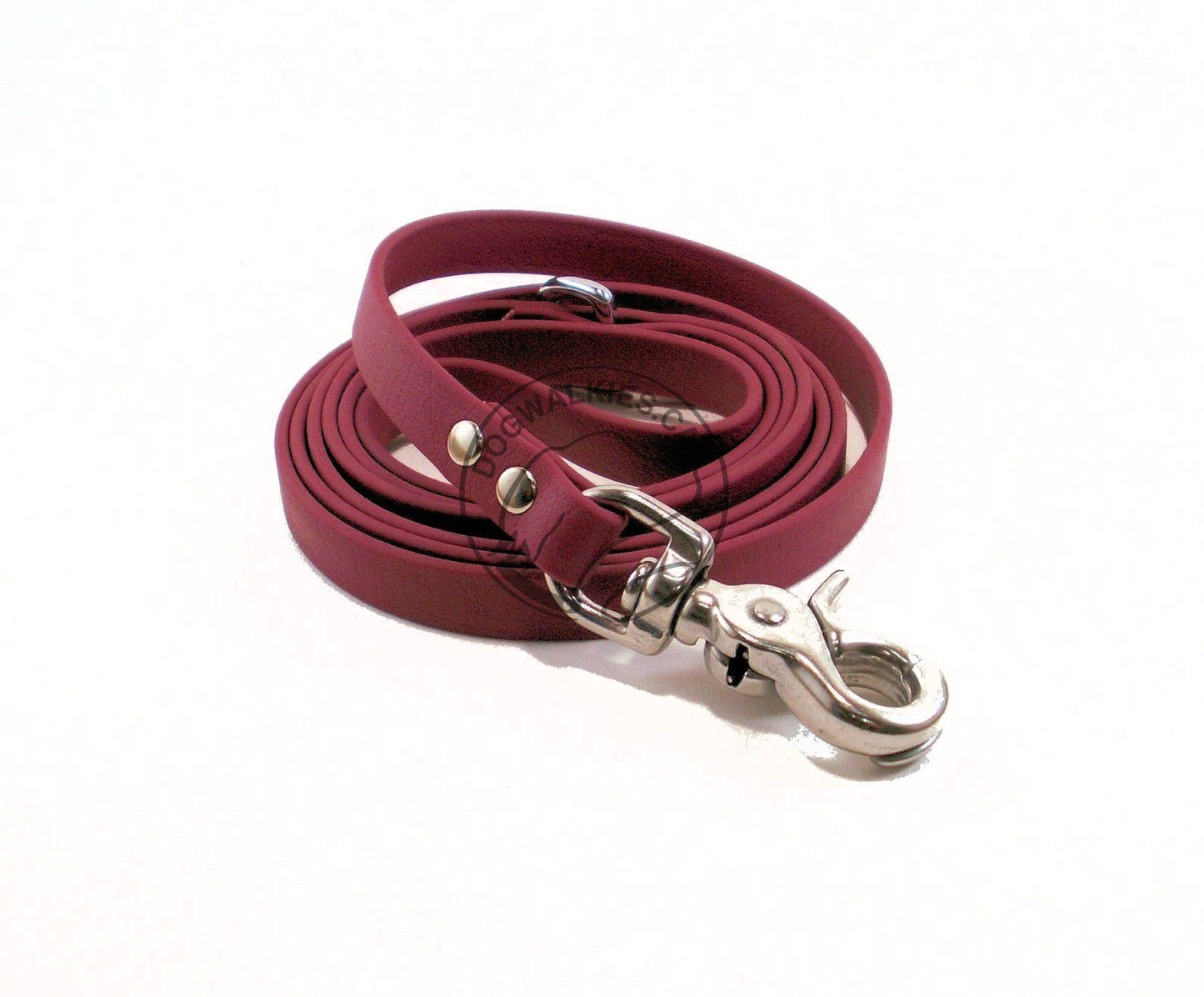 Wine Merlot Biothane Small Dog Leash