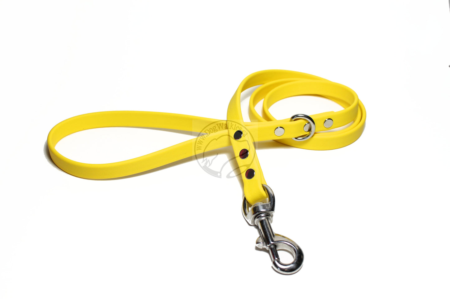 Sunflower Yellow Biothane Dog Leash - Regular 16mm (5/8") width