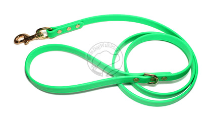 Regular Biothane Leash 5/8" (16mm) wide - waterproof leash - all colours