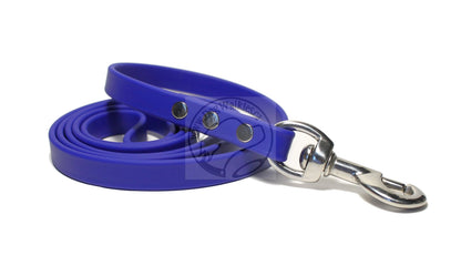 Royal Blue Biothane Dog Leash - Regular 16mm (5/8") width
