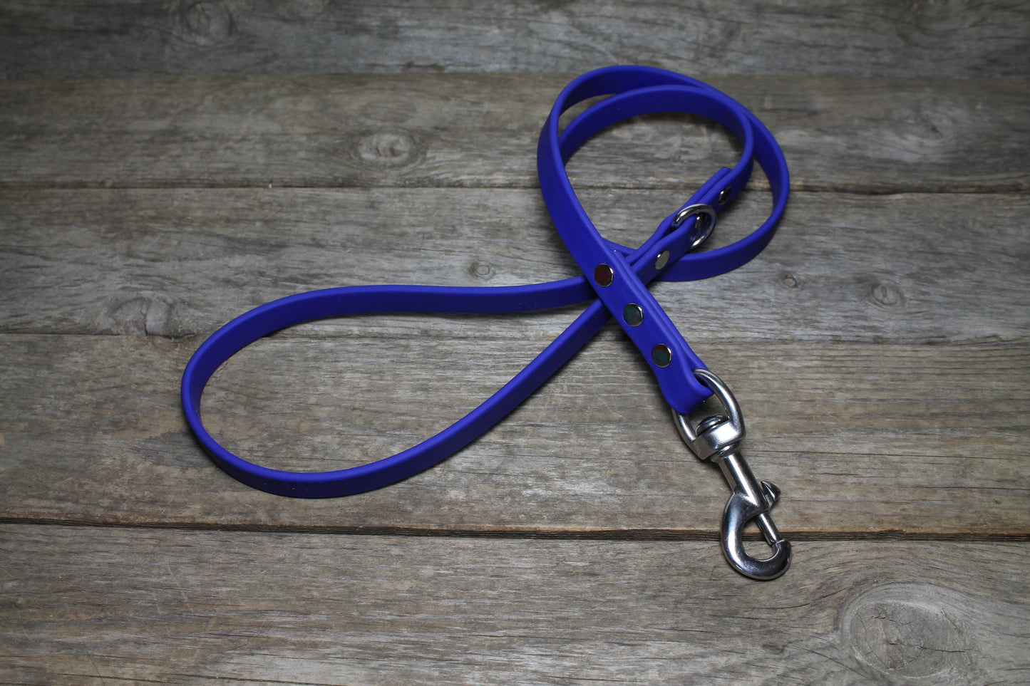 Royal Blue Biothane Dog Leash - Regular 16mm (5/8") width