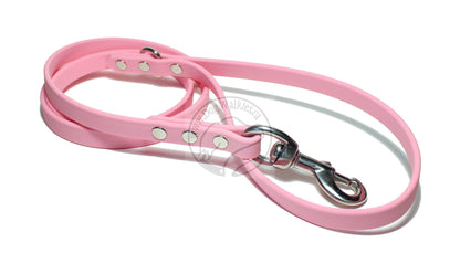Bubblegum Biothane Dog Leash - Regular 16mm (5/8") width
