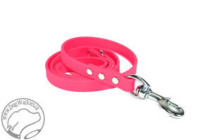 Neon Pink Biothane Dog Leash