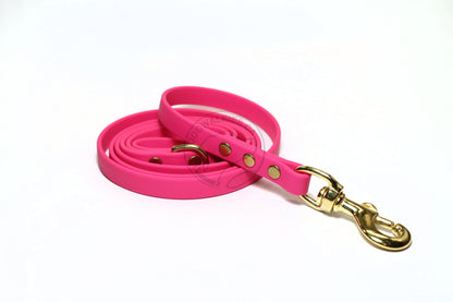Fuchsia Pink Biothane Dog Leash - Regular 16mm (5/8") width