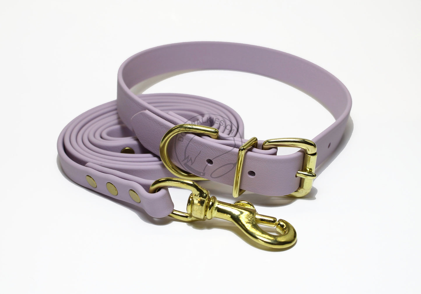 Lavender Purple Pastel Biothane Dog Leash - Regular 16mm (5/8") width