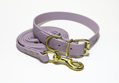 Lavender Purple Pastel Biothane Dog Leash - Regular 16mm (5/8") width