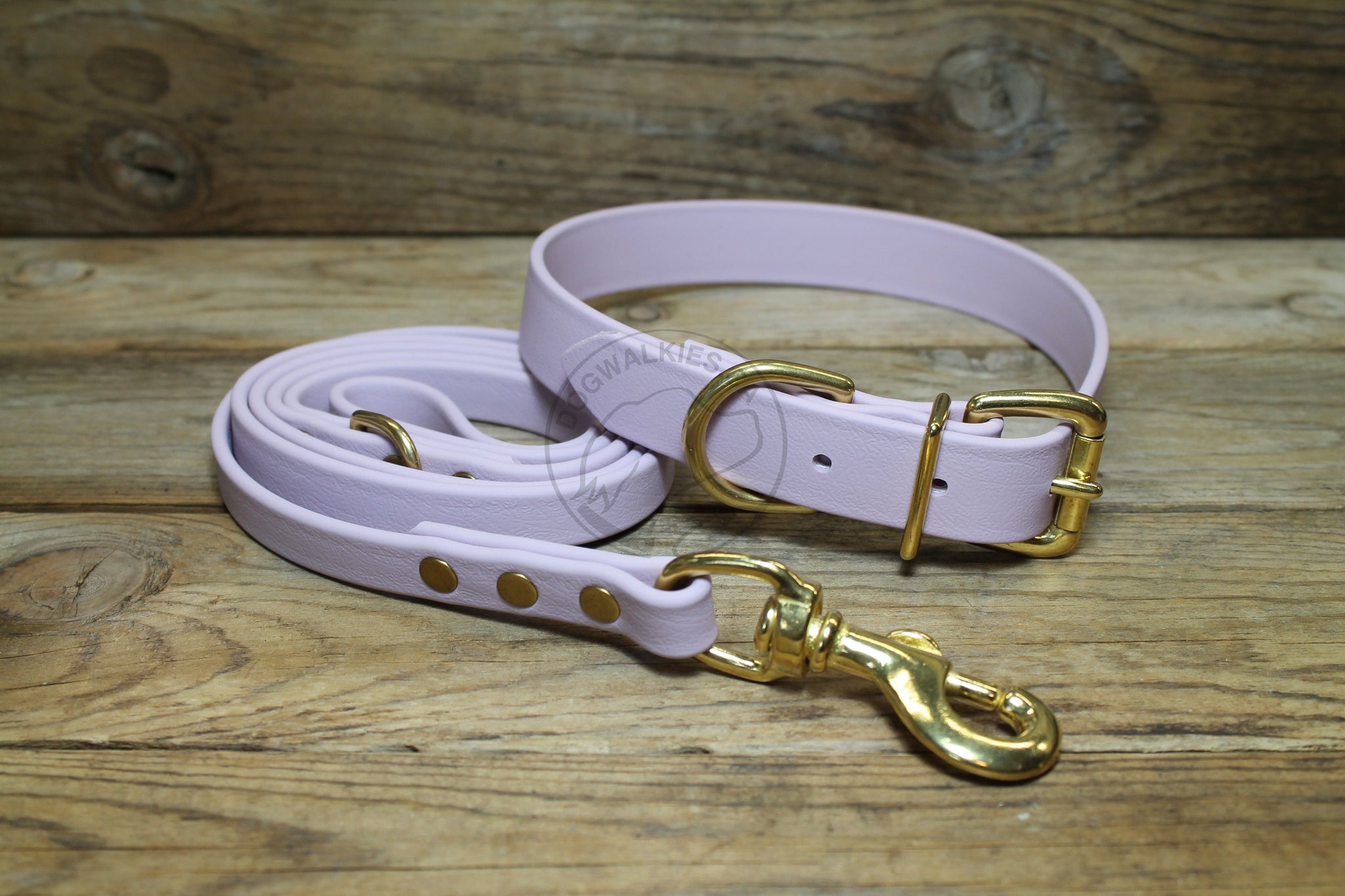 Lavender Purple Biothane Dog Collar - 1 inch (25mm) wide