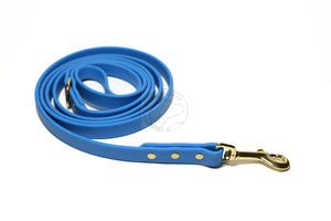 Caribbean Blue Biothane Dog Leash