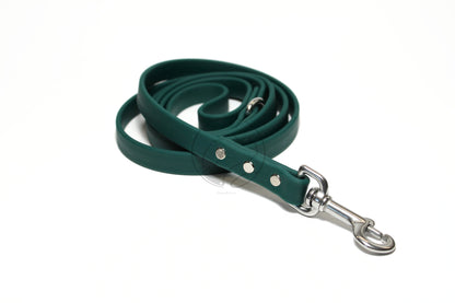 Pine Green Biothane Dog Leash - Regular 16mm (5/8") width