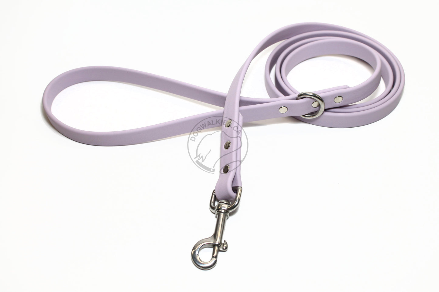 Lavender Purple Pastel Biothane Dog Leash - Regular 16mm (5/8") width