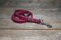 Wine Merlot Biothane Dog Leash - Regular 16mm (5/8") width
