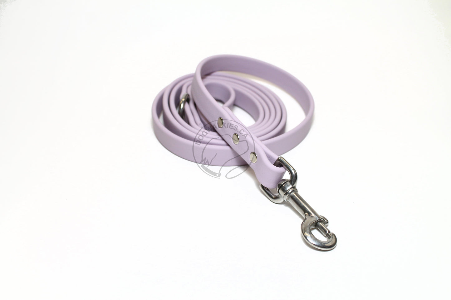 Lavender Purple Pastel Biothane Dog Leash - Regular 16mm (5/8") width