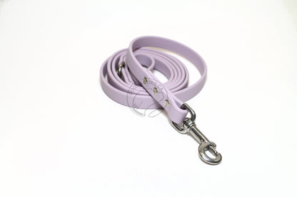 Lavender Purple Pastel Biothane Dog Leash - Regular 16mm (5/8") width