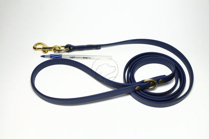 Navy Blue Biothane Dog Leash - Regular 16mm (5/8") width
