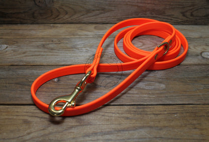 Regular Biothane Leash 5/8" (16mm) wide - waterproof leash - all colours
