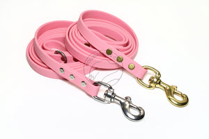 Bubblegum Biothane Dog Leash