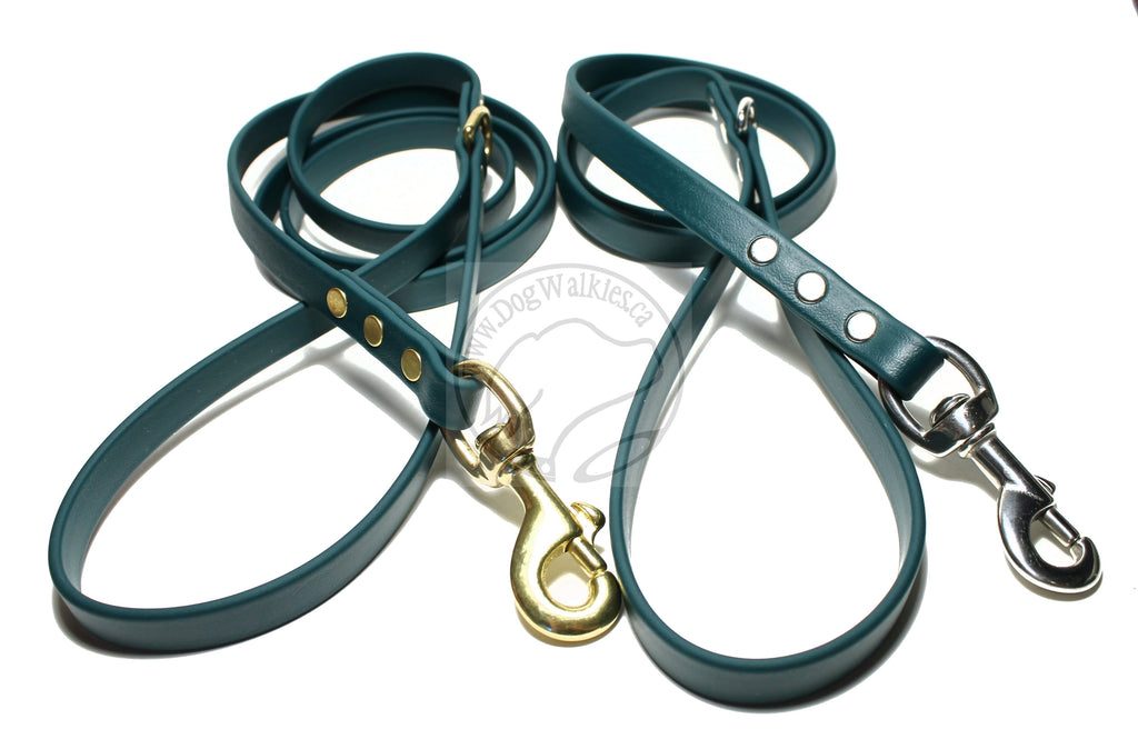 Pine Green Biothane Dog Leash