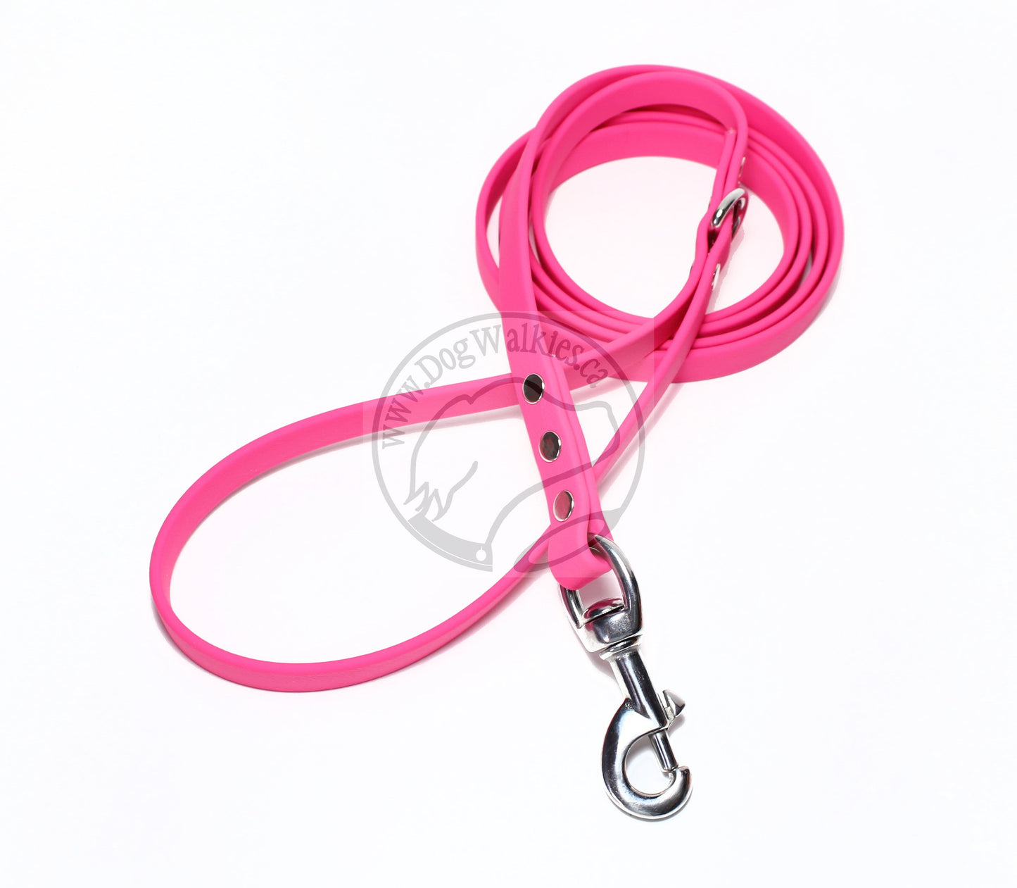 Fuchsia Pink Biothane Dog Leash - Regular 16mm (5/8") width