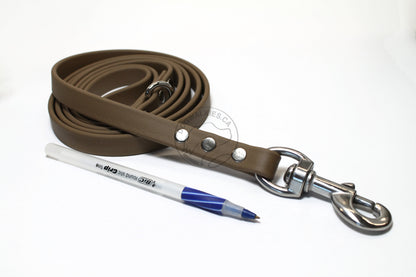 Coyote Tan Biothane Dog Leash - Regular 16mm (5/8") width