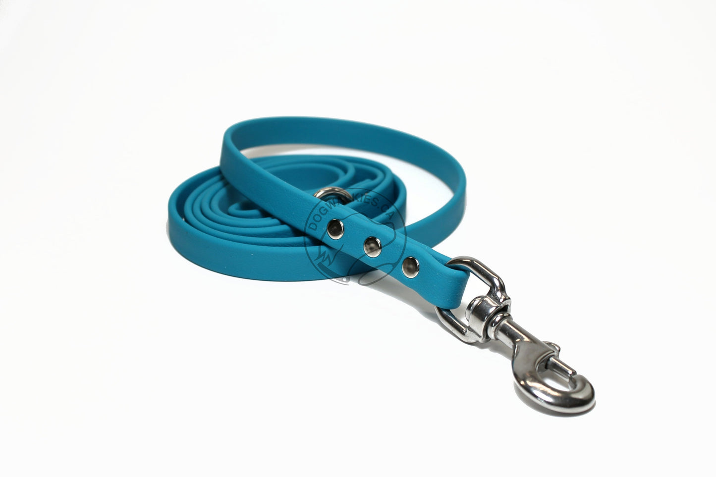 Oasis Blue Biothane Dog Leash - Regular 16mm (5/8") width