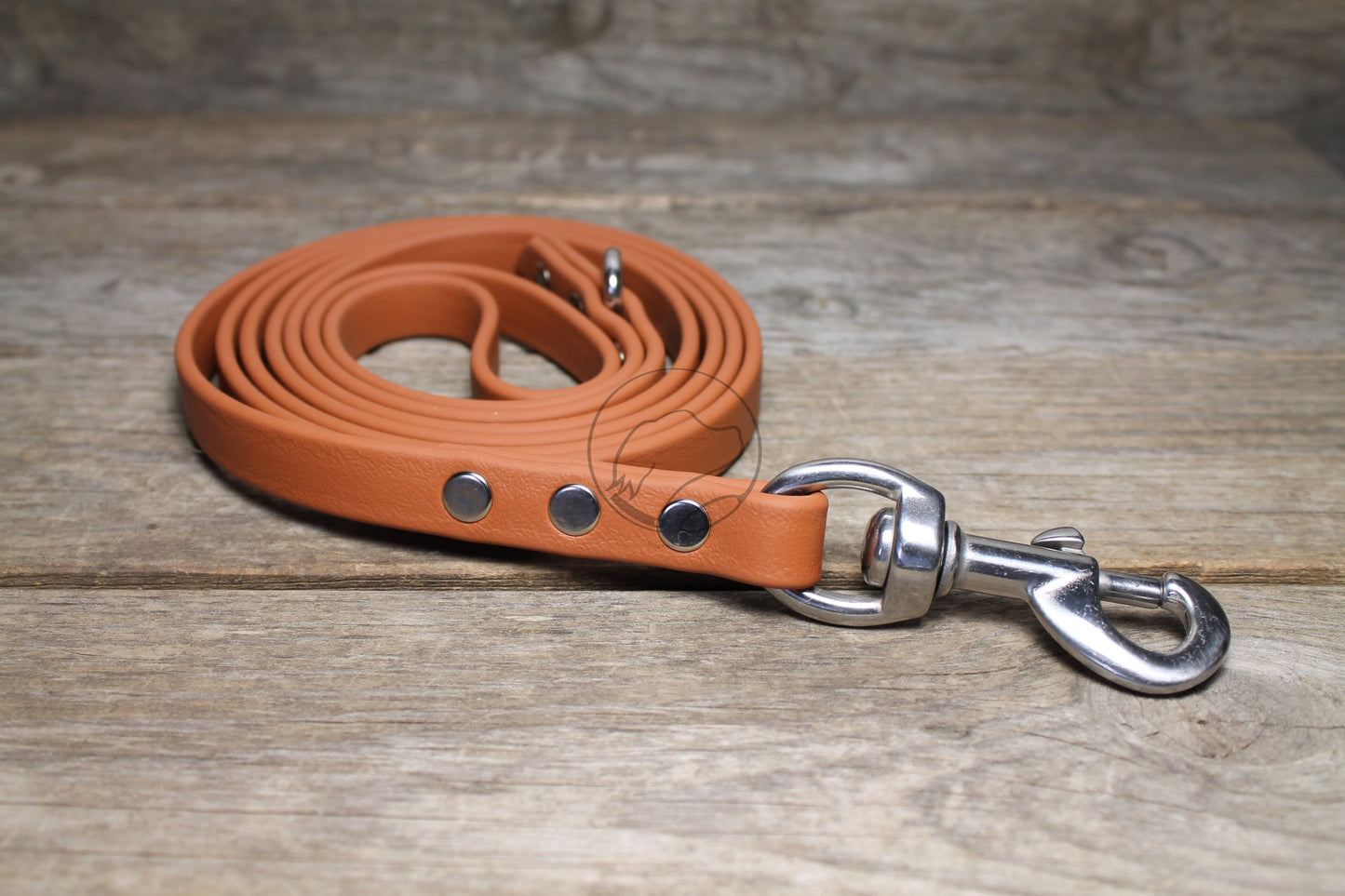 Caramel Brown Biothane Dog Leash - Regular 16mm (5/8") width