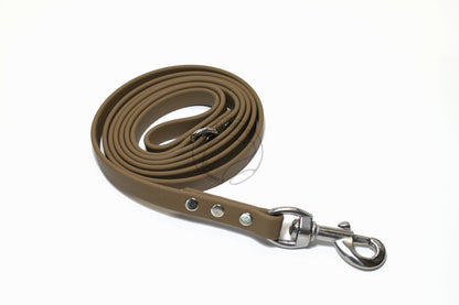 Coyote Tan Biothane Dog Leash - Regular 16mm (5/8") width