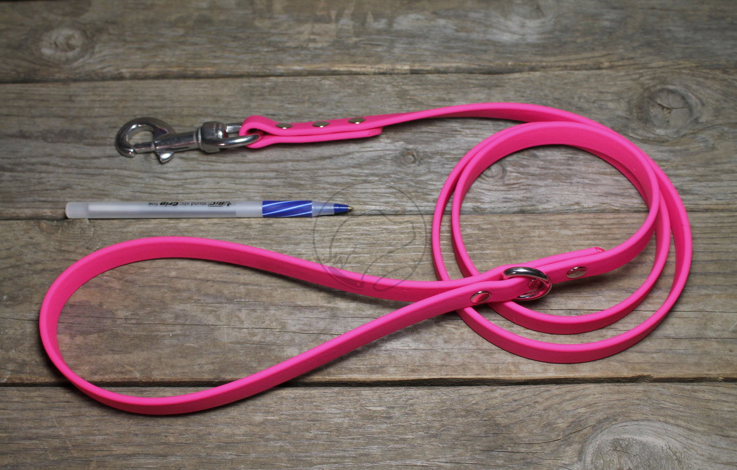 Fuchsia Pink Biothane Dog Leash - Regular 16mm (5/8") width