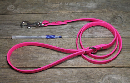 Fuchsia Pink Biothane Dog Leash - Regular 16mm (5/8") width