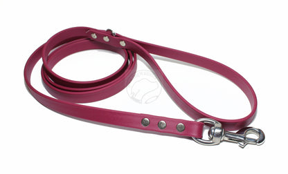 Wine Merlot Biothane Dog Leash - Regular 16mm (5/8") width