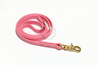 Bubblegum Biothane Dog Leash - Regular 16mm (5/8") width
