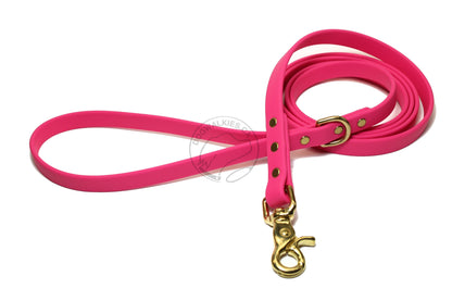 Fuchsia Pink Biothane Dog Leash - Regular 16mm (5/8") width