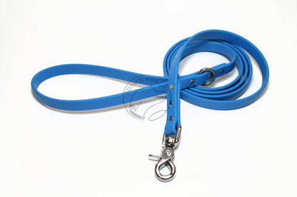 Caribbean Blue Biothane Dog Leash - Regular 16mm (5/8") width